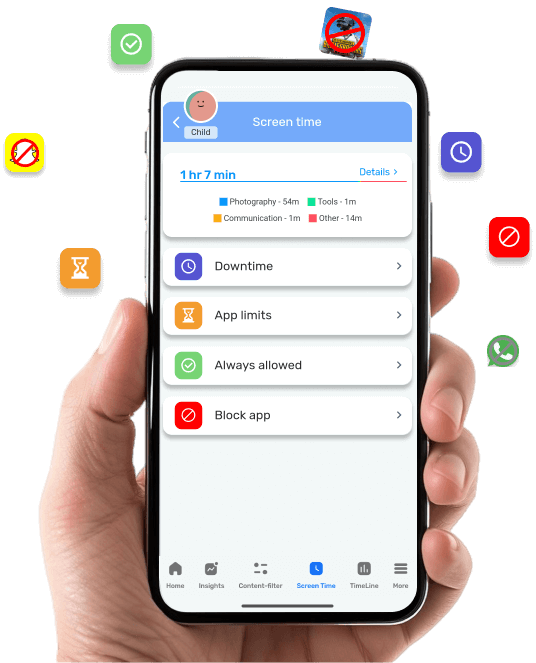 Block unwanted apps and manage screen time