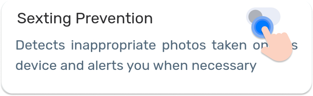 Sexting prevention enable