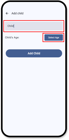 enter child name