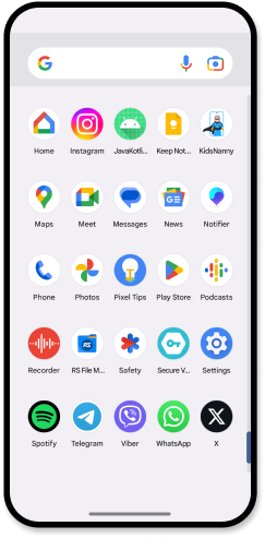 Click on KidsNanny app