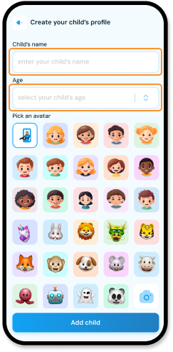 Seleect kids avtar