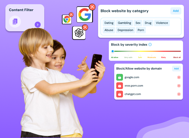 Block unwanted, risky and harmful website and content