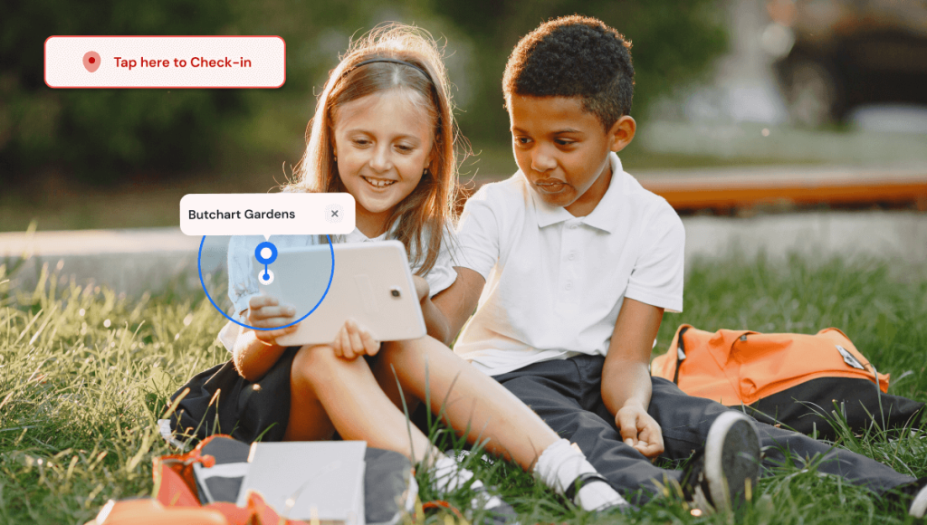 Check-In & Check-In Request with KidsNanny Track Your Child’s Location Instantly