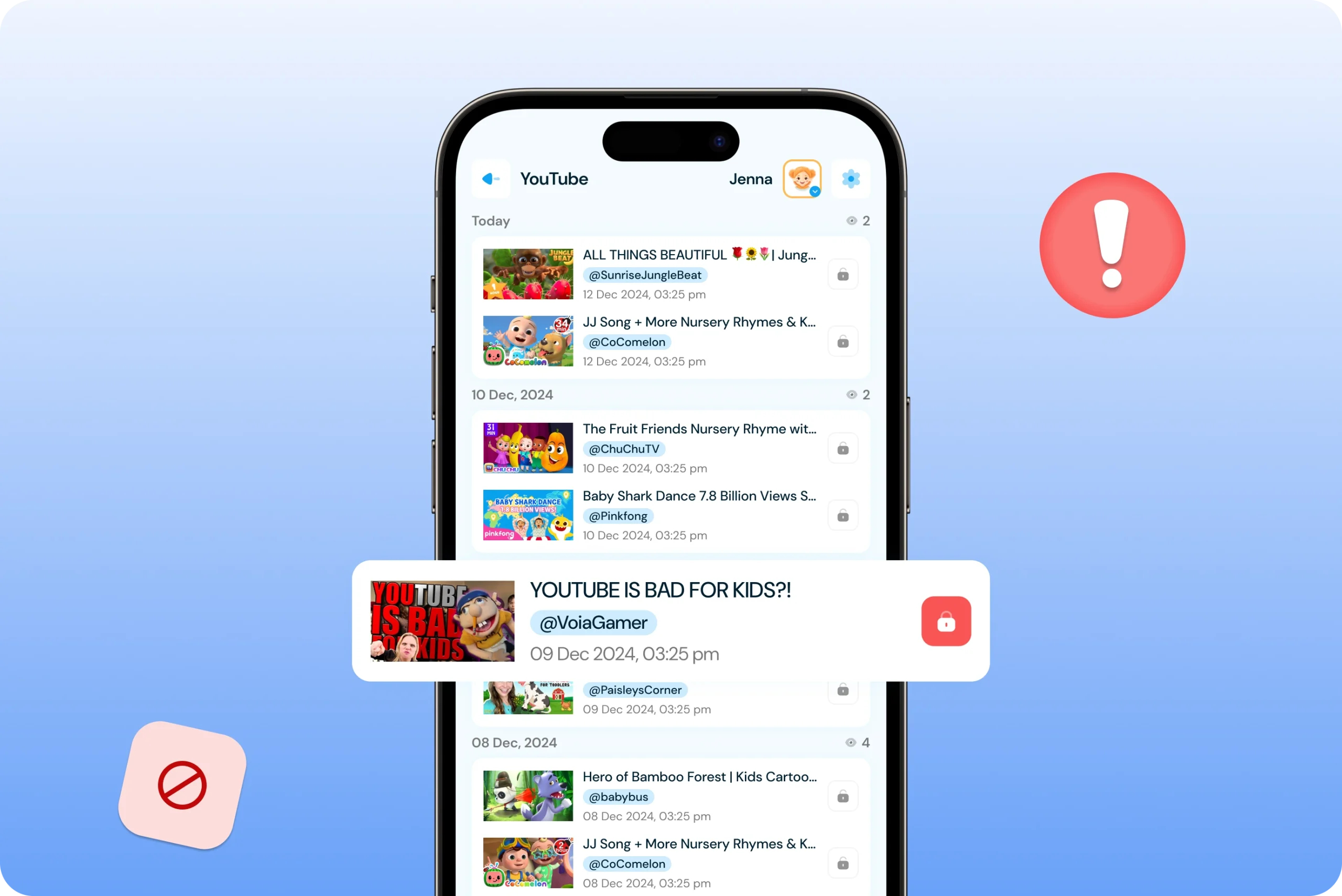 Block YouTube video in Real-time
