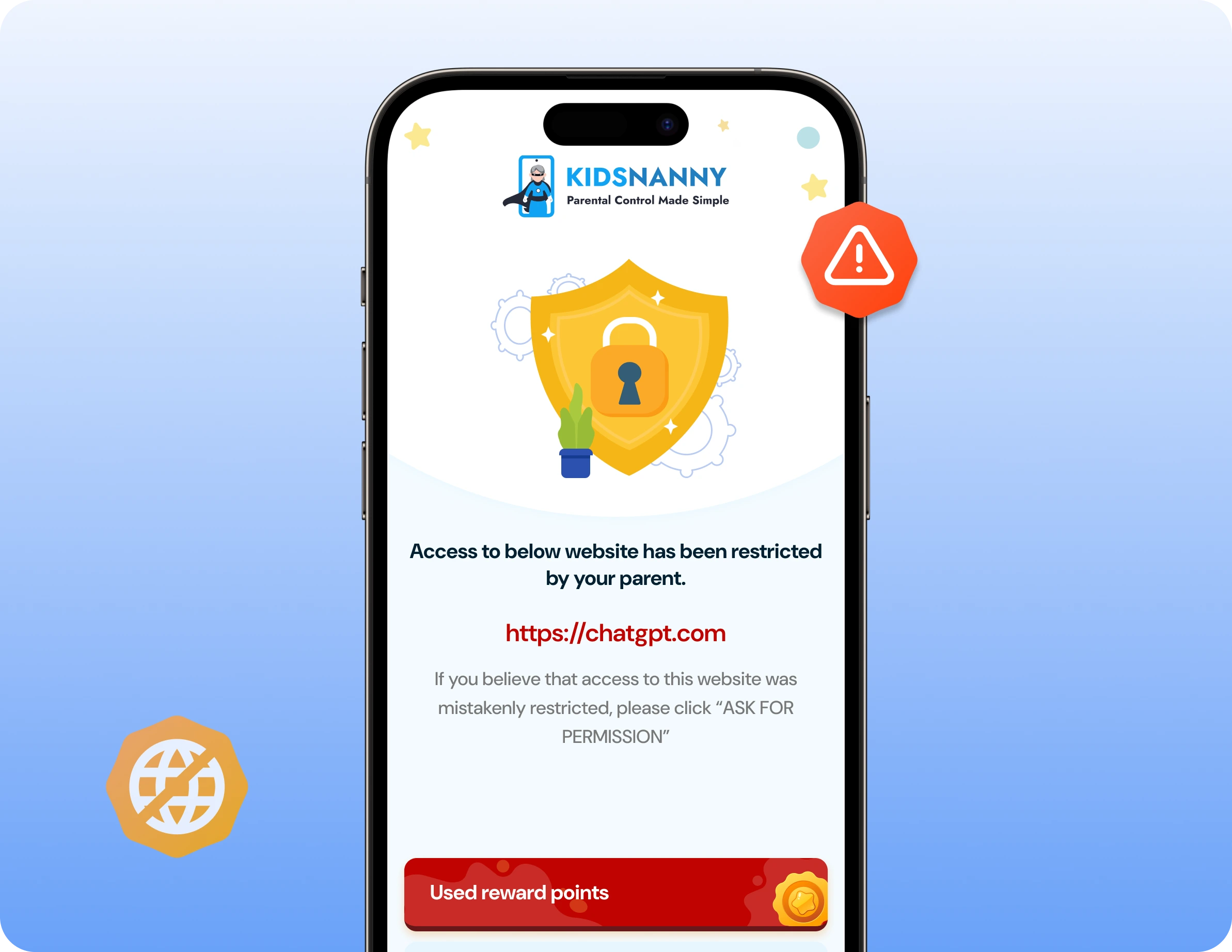 Enable safe search for extra safety