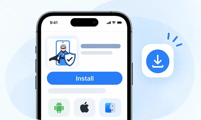 Install KidsNanny app on your child’s device