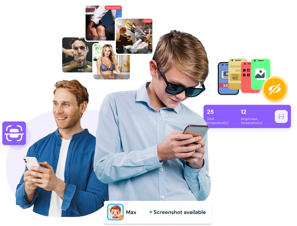 Monitor your child's screen using screen scanner