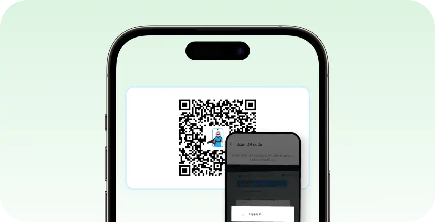 Scan QR for connect WhatsApp