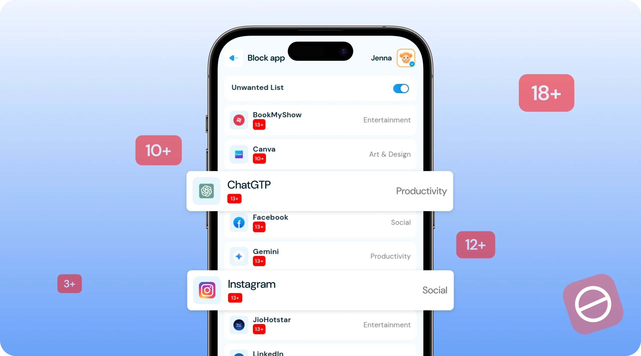 Manage unwanted apps