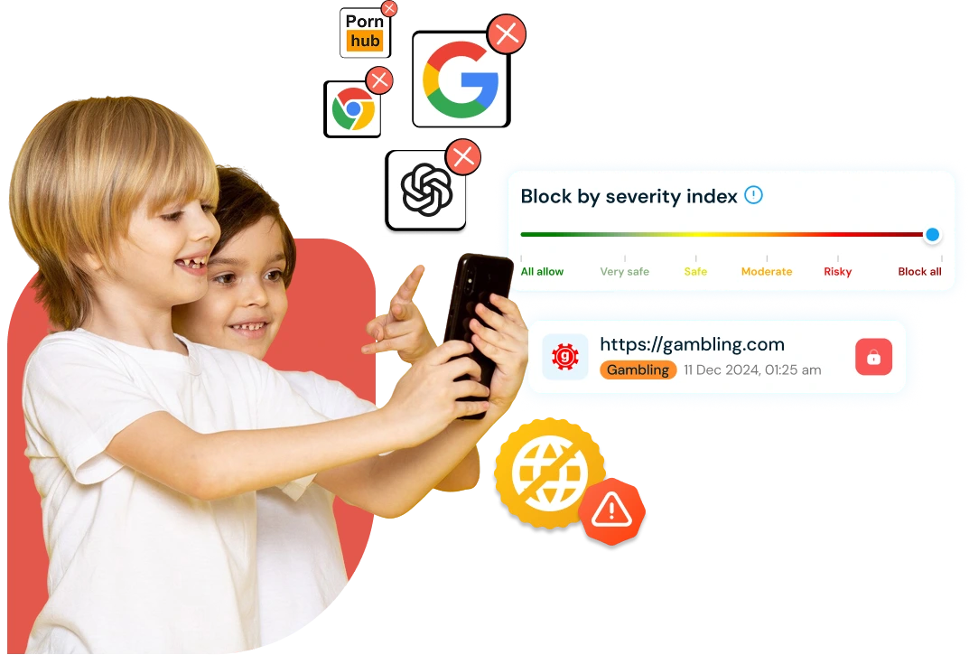 Web filter for kids digital safety