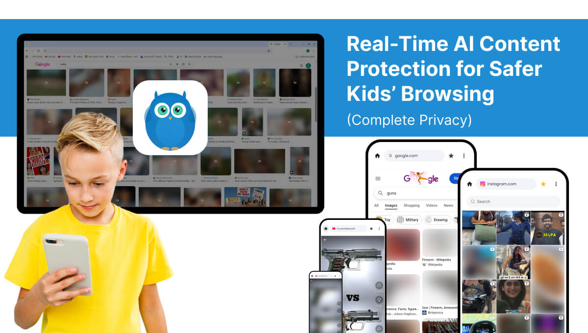 AI safe browser for kids digital safety