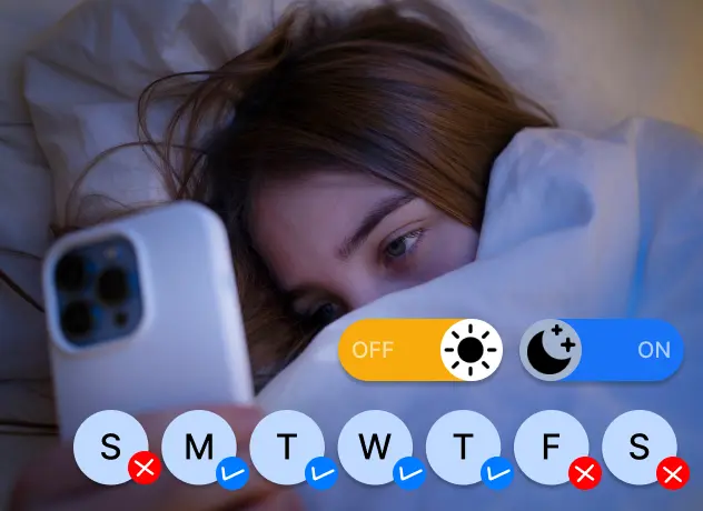 Set Child's healthy Screen time habits