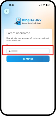 Enter the parent name