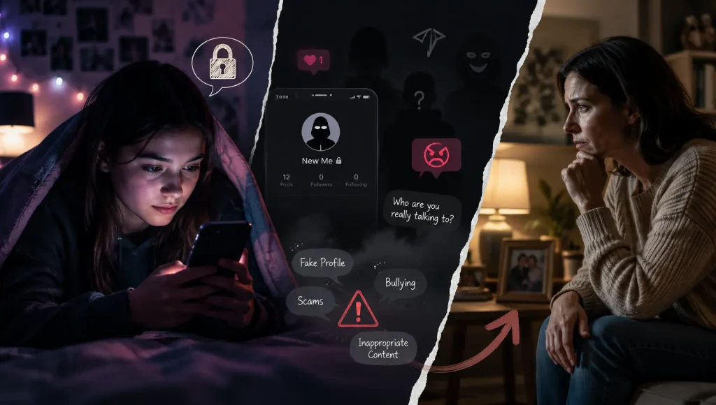 Why kids create secret social media accounts — a parent's guide to Finsta, hidden Instagram, TikTok, and Snapchat profiles