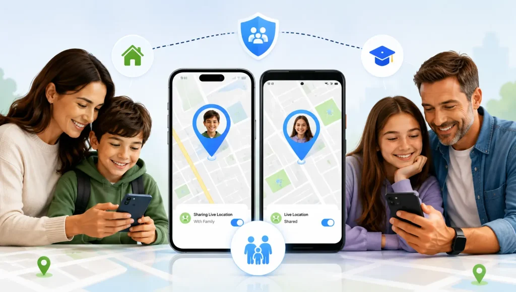How to share your location with family on iPhone and Android