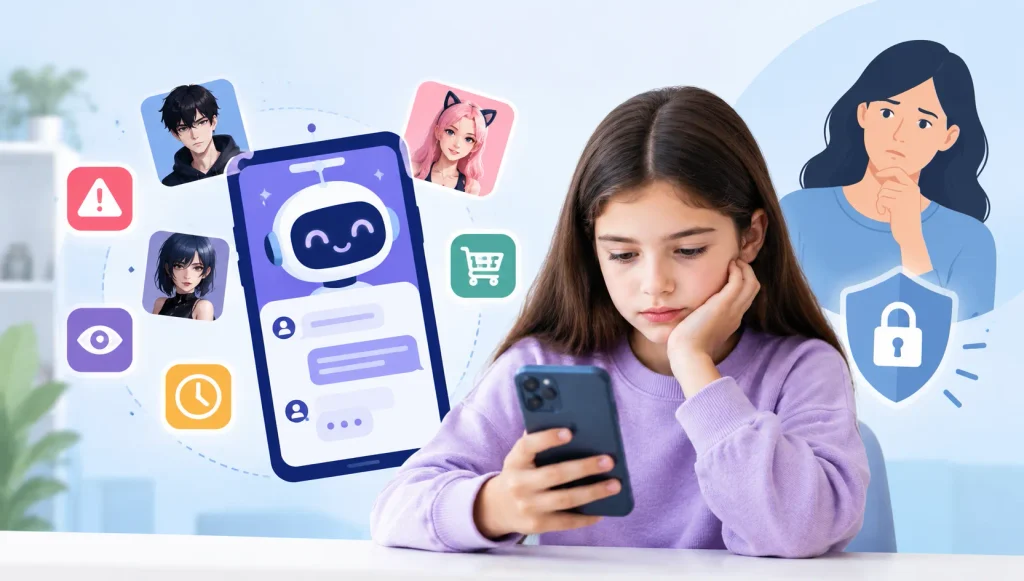 Is PolyBuzz safe for kids? AI chatbot safety guide for parents